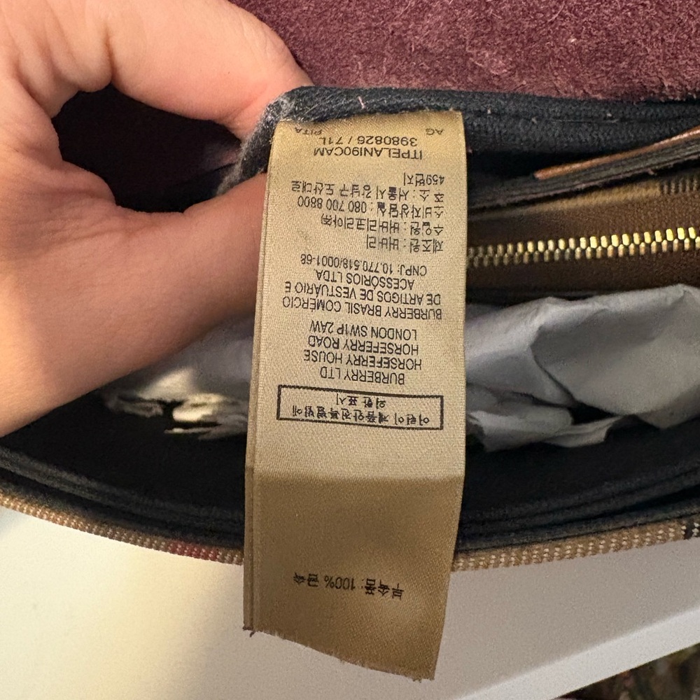 Burberry Brown and Tan Checkered Women's Bag Set - Picture 5 of 10